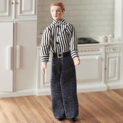 'Mr. Cooper' Miniature Father Dollhouse Doll