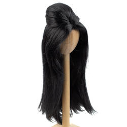 Monique Synthetic Mohair London Off Black Doll Wig