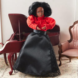 African American Miniature Dollhouse Doll