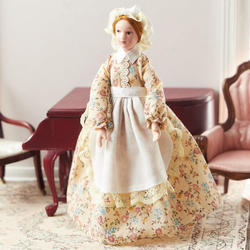 Miniature Victorian Maid Dollhouse Doll