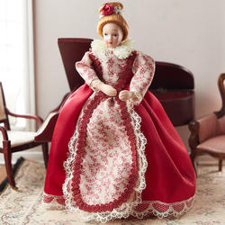 Miniature Victorian Mother Dollhouse Doll