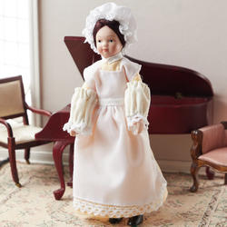 Miniature Victorian Maid Dollhouse Doll