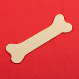 Unfinished Wood Dog Bone Cutout