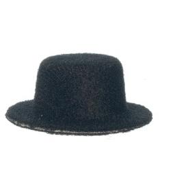 Dollhouse Miniature Black Hat