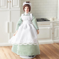 Dollhouse Miniature Maid Doll