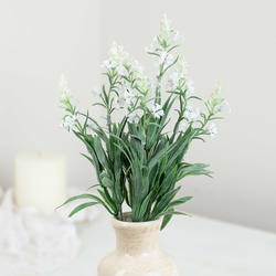 Artificial White Mini Flower Bush