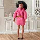 African American Miniature Dollhouse Woman Doll