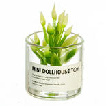 Dollhouse Miniature Flower In Jar