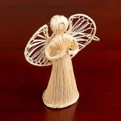 Abaca Straw Cone Angel Doll