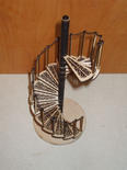 Dollhouse Miniature Spiral Staircase