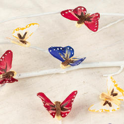 Assorted Jewel Tone Feather Butterflies