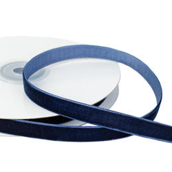 Navy Blue Velvet Ribbon