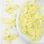 Bulk Yellow Nylon Butterflies