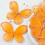 Bulk Orange Nylon Butterflies