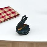 Dollhouse Miniature Counter Top Grill with Meat