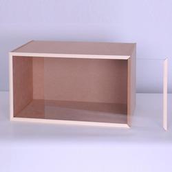 Mini Mundus Module Box with Front Glass Panel