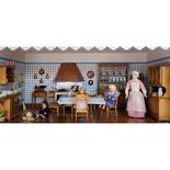 Mini Mundus Dollhouse Complete Antique kitchen kit with Stove