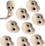 Bulk Case Life Sized Paper Mache Skulls