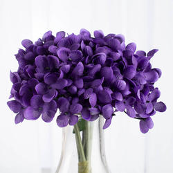 Purple Artificial Silk Waxflower Bundle