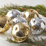 Set of 24 Gold and Silver Sleigh Bells
