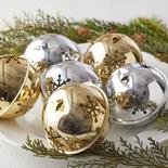 Set of 48 Gold and Silver Sleigh Bells