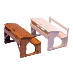 Mini Mundus Dollhouse Wood School Desk Kit