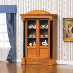 Mini Mundus Dollhouse Biedermeier Display Cabinet Kit
