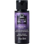 FolkArt Purple Pop Premium Invisible Glow in the Dark Paint