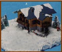 Alpine Christmas House, Ready to Finish & Assemble