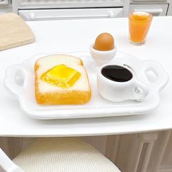 Dollhouse Miniature Breakfast Tray