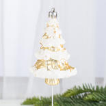Gold Ornament Christmas Tree Pick