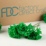 Bulk Case of 1000 Emerald Green Artificial Carnation Picks