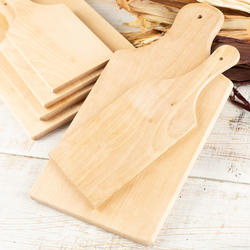Assorted Set of 6 Unfinished Wood Cutting Boards