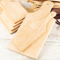 Assorted Unfinished Wood Cutting Boards