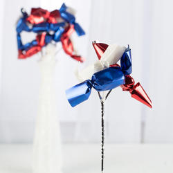 Red, White and Blue Faux Candy Picks