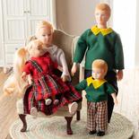 Miniature Dollhouse Family