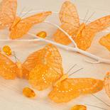 Artificial Orange Butterfly Garland
