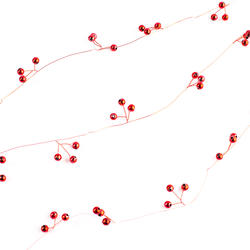 Red Beaded Wire Garland