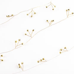 Gold Beaded Wire Garland