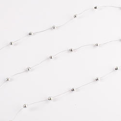Silver Plated 6mm Bead Chain