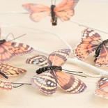 Assorted Orange Print Artificial Butterflies