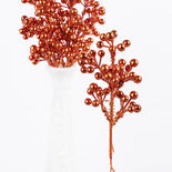 Artificial Metallic Copper Berry Picks