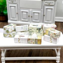 Dollhouse Miniature Assorted Tissue Boxes