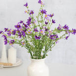 Artificial Purple Waxflower Bush