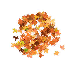 Miniature Metallic Fall Maple Leaves