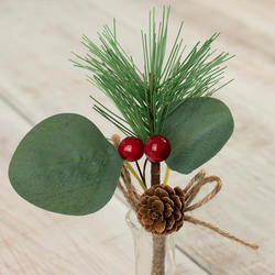 Artificial Eucalyptus Pinecone and Berry Pick