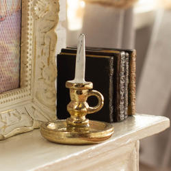 Dollhouse Miniature Colonial Candlestick Candleholder