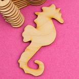 Unfinished Wood Seahorse Cutouts