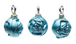 Dollhouse Miniature Turquoise Rose Ornaments