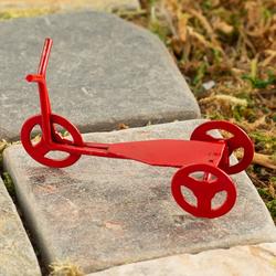 Miniature Red Pedal Scooter